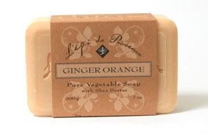 Bar - Shea Ginger Orange Bar Soap - Made by Lepi De Provence