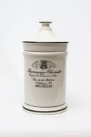 White Ceramic Bath Canister