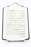 Emerson Inspirational Tin Sign